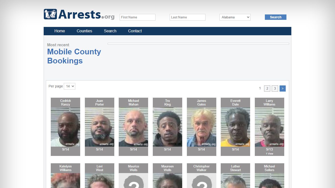 Mobile County Arrests and Inmate Search